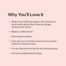 Fair Trade Organic Chai Tea