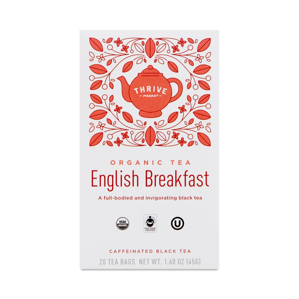 Starwest Botanicals English Breakfast Tea Bags Organic 4 oz