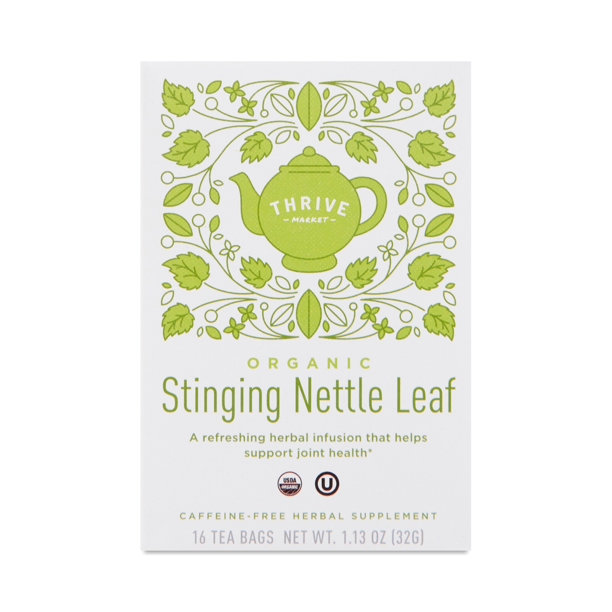 Traditional Medicinal Nettle Leaf, Organic Tea Bags, 16 Count 