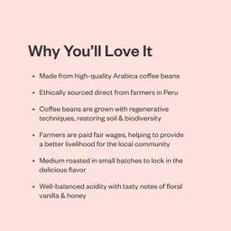 Vanilla Coffee, Regeneratively Grown Organic, Ground