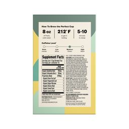 Organic Peppermint Ginger Detox, Green Tea Supplement
