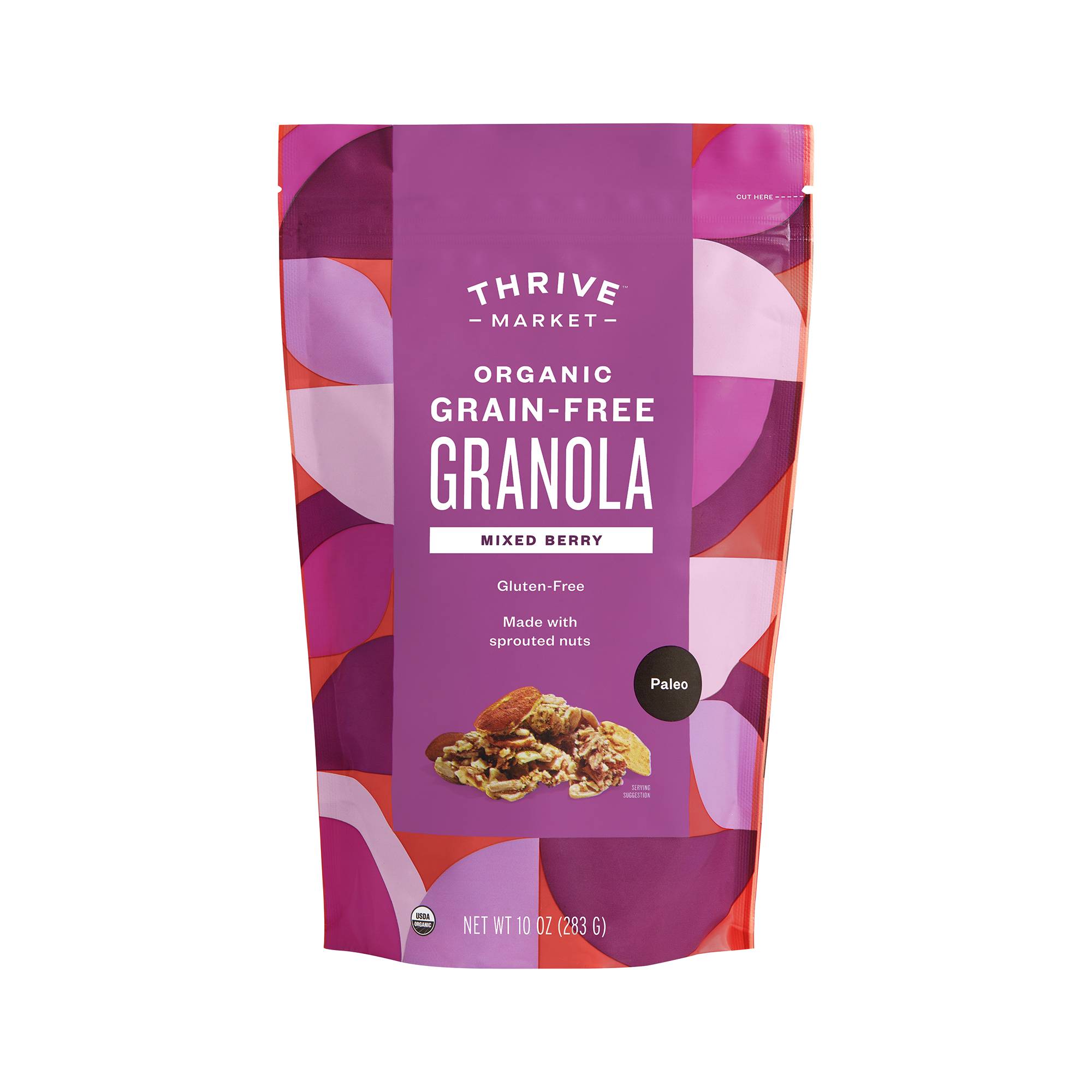 Organic Grain-Free Granola, Mixed Berry