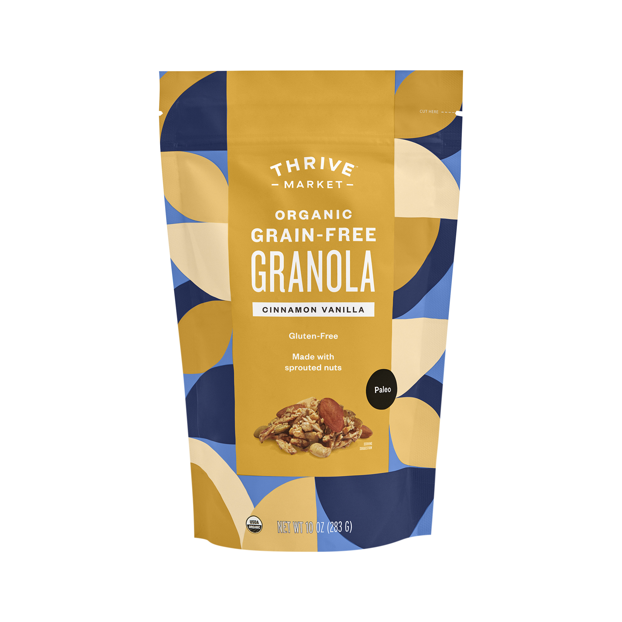 Organic Grain-Free Granola, Cinnamon Vanilla | Thrive Market