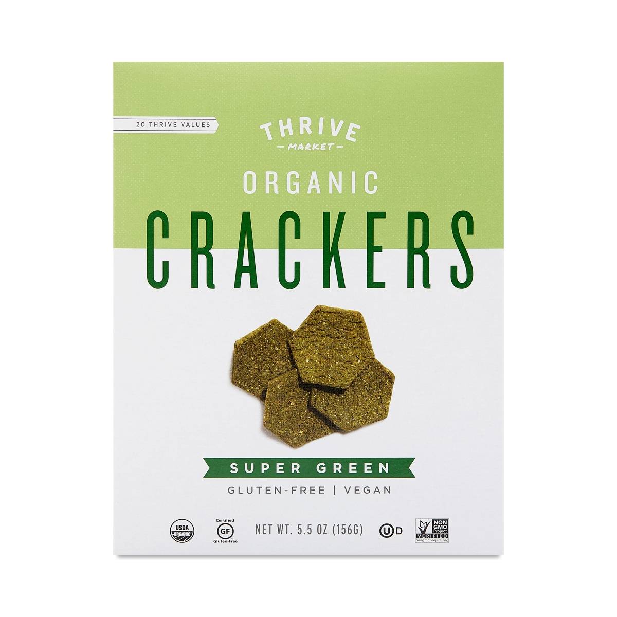 Organic Super Green Crackers Thrive Market