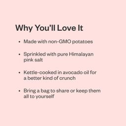 Non-GMO Avocado Oil Potato Chips, Himalayan Salt