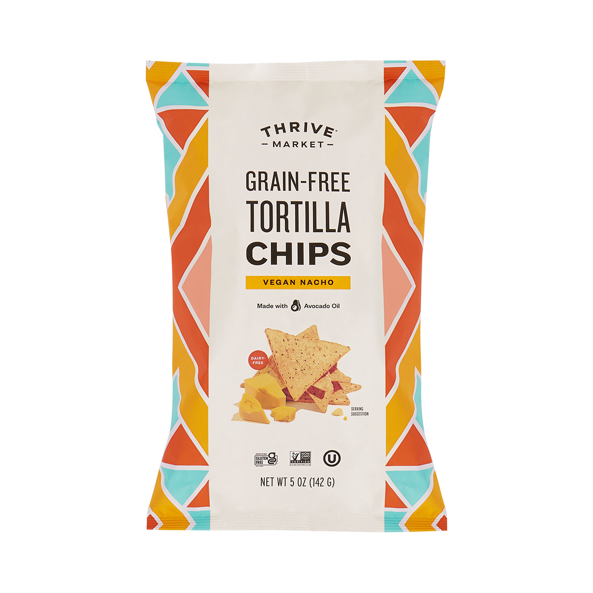 Nacho Grain Free Tortilla Chips 1 oz - 24 bags