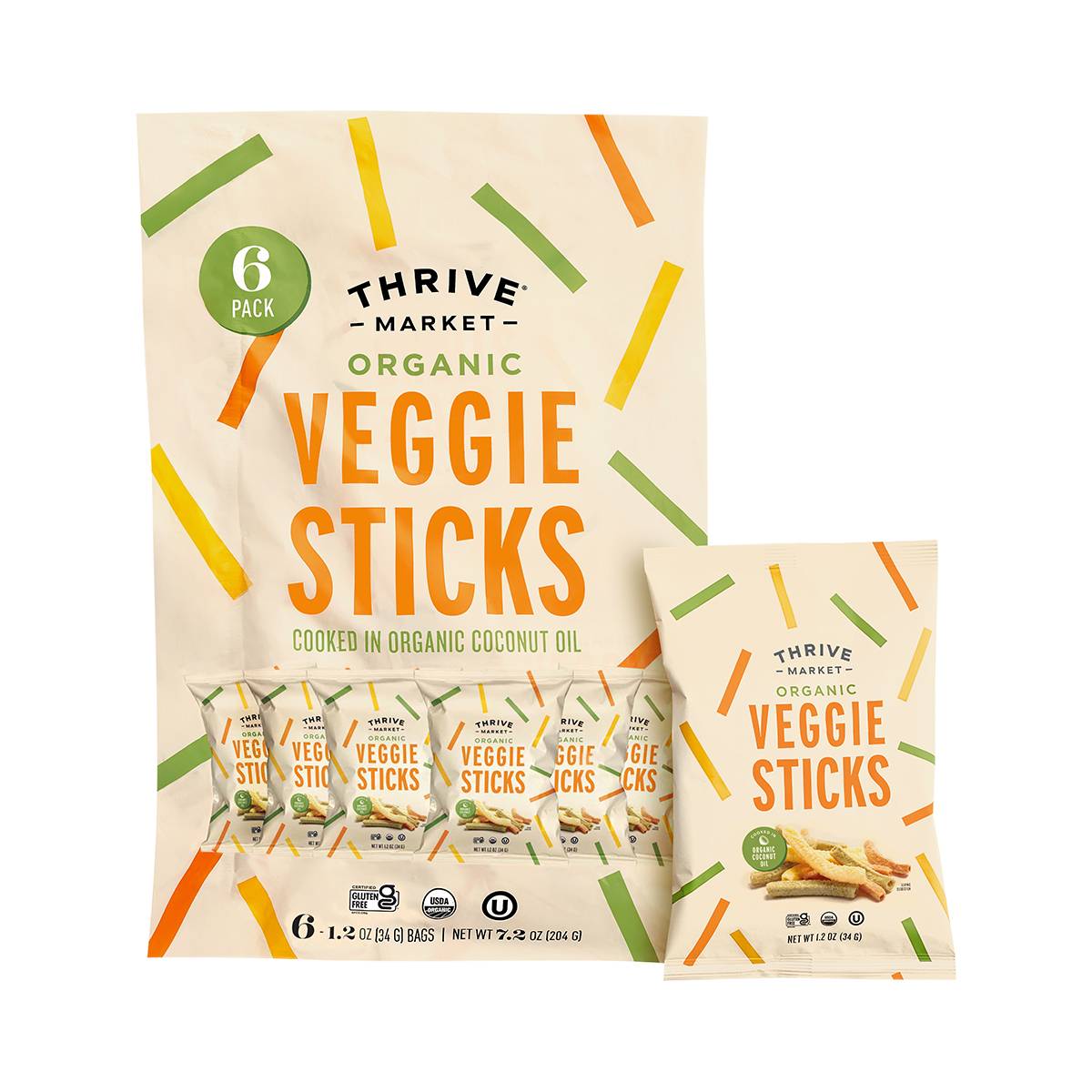 Organic Veggie Sticks, Multipack