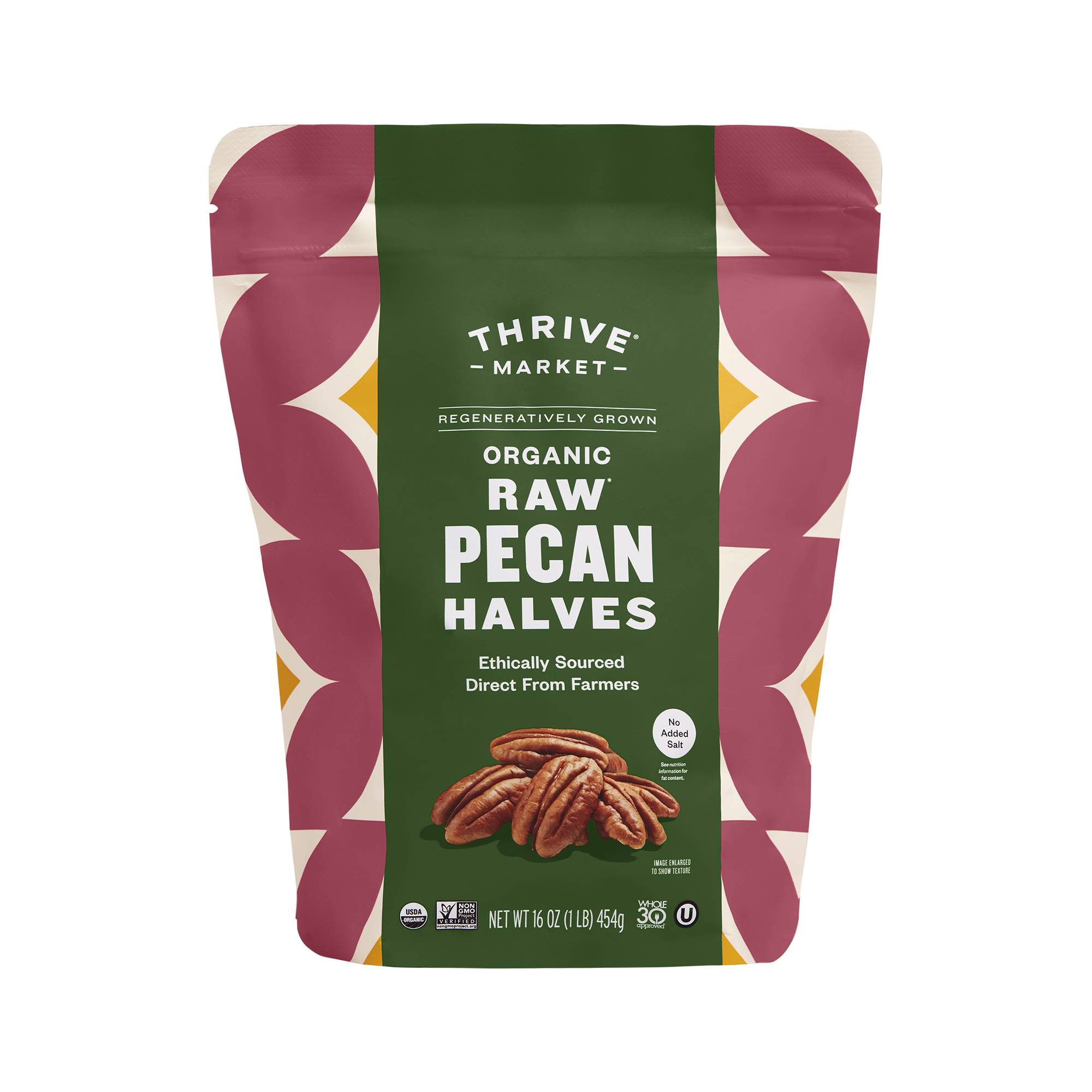 Regeneratively Grown Organic Raw Pecan Halves