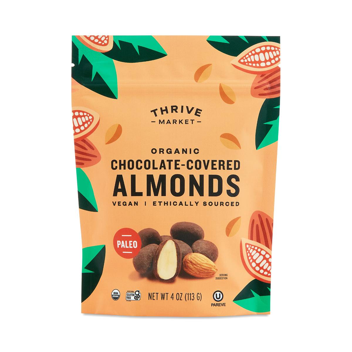 Organic Chocolate-Covered Almonds
