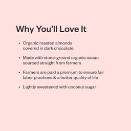 Organic Dark Chocolate Covered Almonds