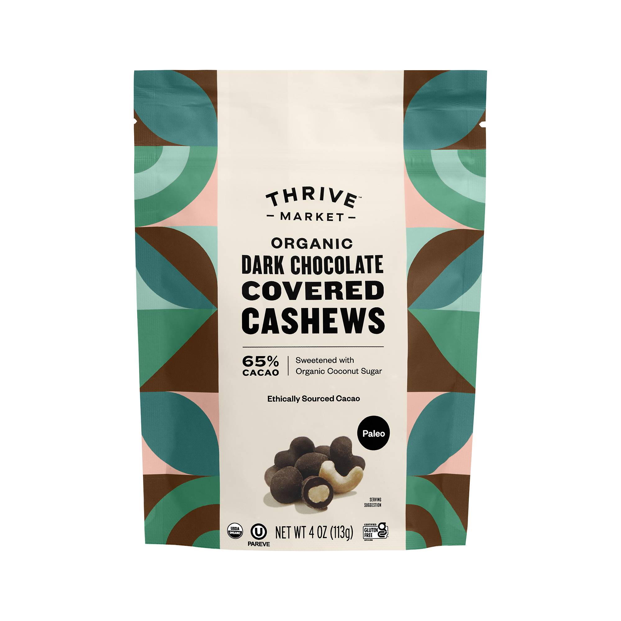 Organic Dark Chocolate Covered Cashews