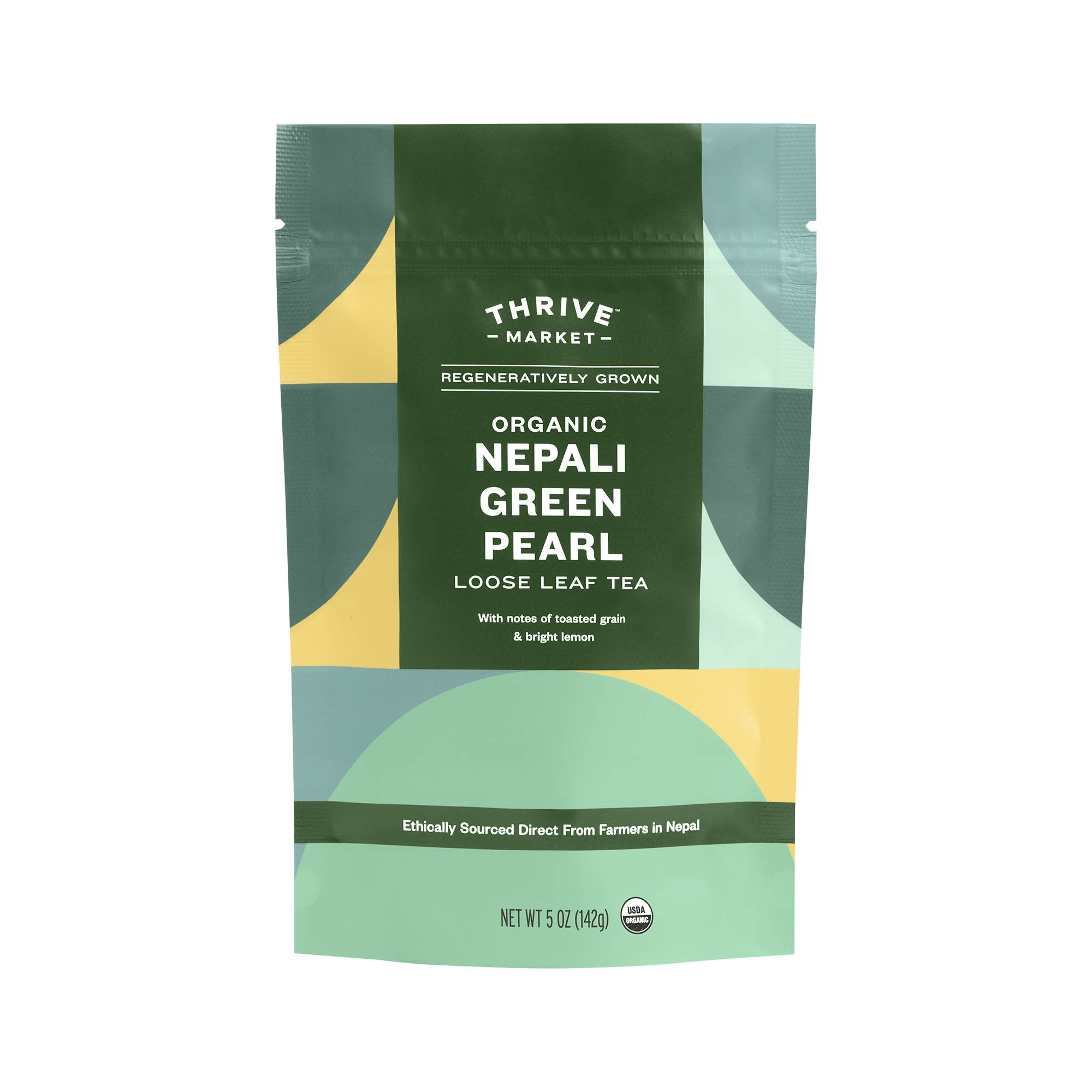 Regeneratively Grown Organic Nepali Green Pearl Loose Leaf Tea
