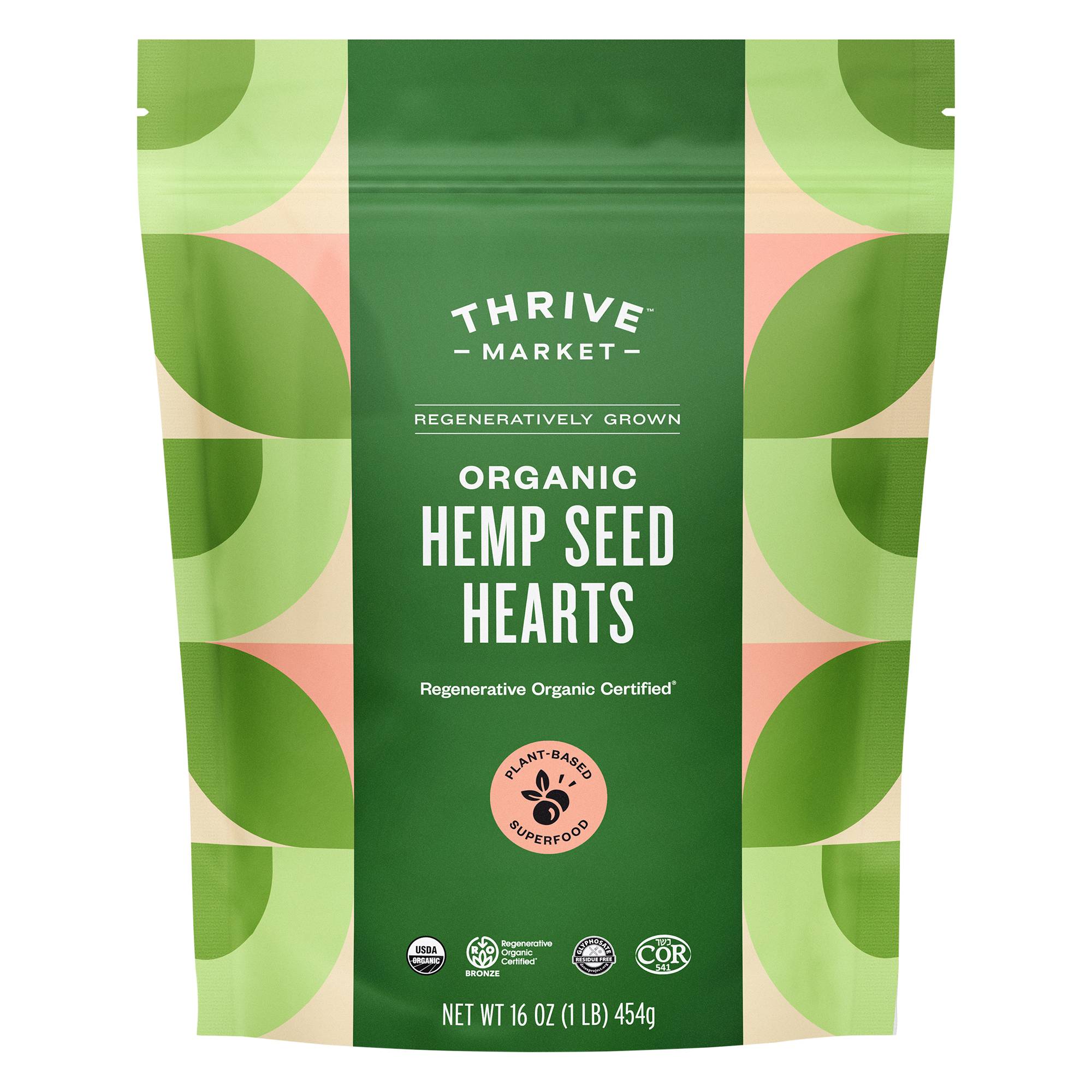 Regeneratively Grown Organic Hemp Seed Hearts