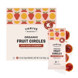 Organic Fruit Circles, Super Sunny Strawberry