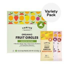 Organic Fruit Circles, Favorites Fun Pack