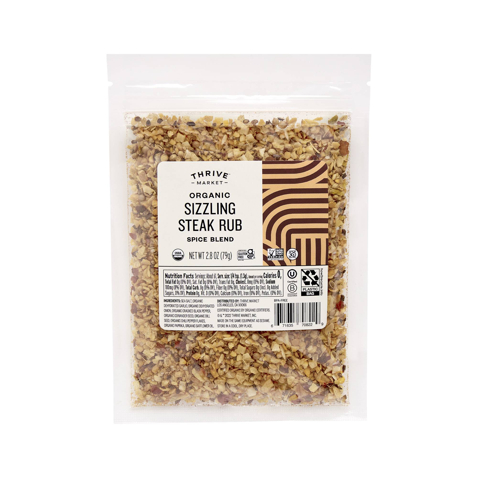 Organic Sizzling Steak Rub