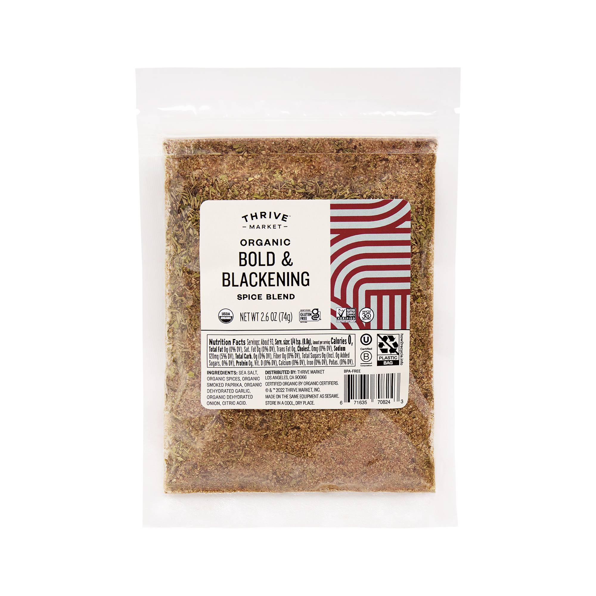 Organic Bold & Blackening Spice Blend