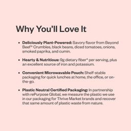 Plant-Based Chili with Beyond Meat®, Black Bean