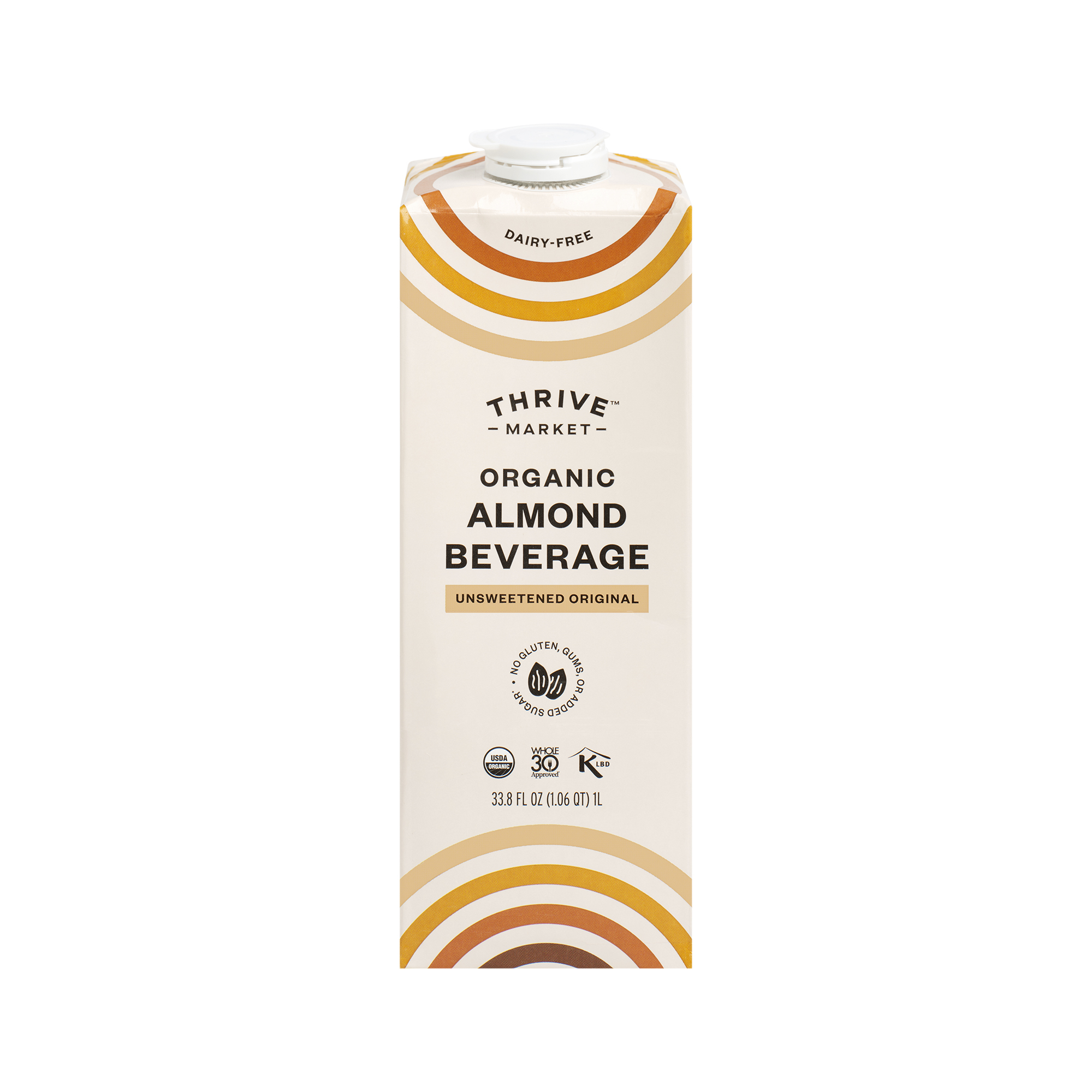 Organic Almond Beverage, Unsweetened Original | Thrive Market
