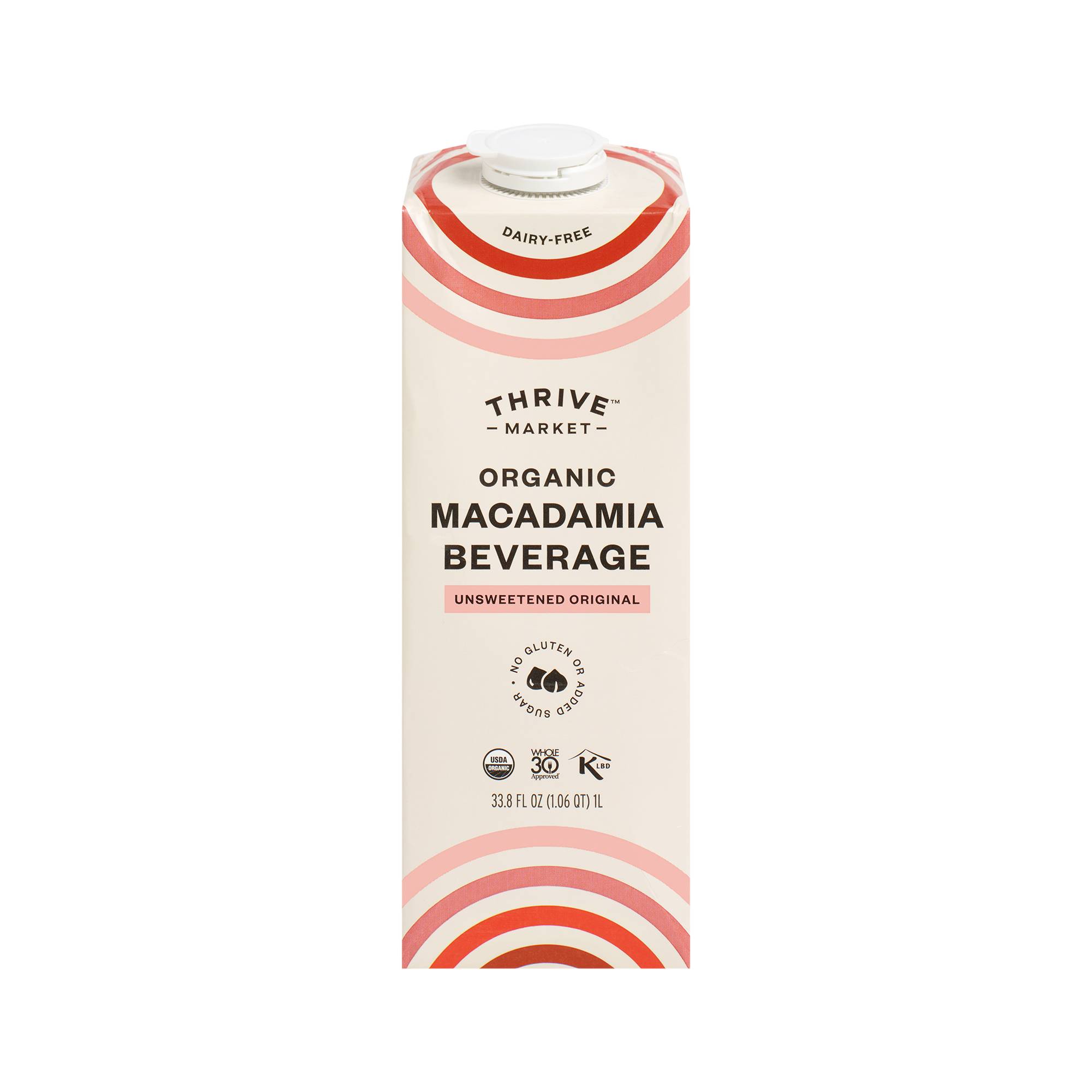 Organic Macadamia Beverage, Unsweetened Original
