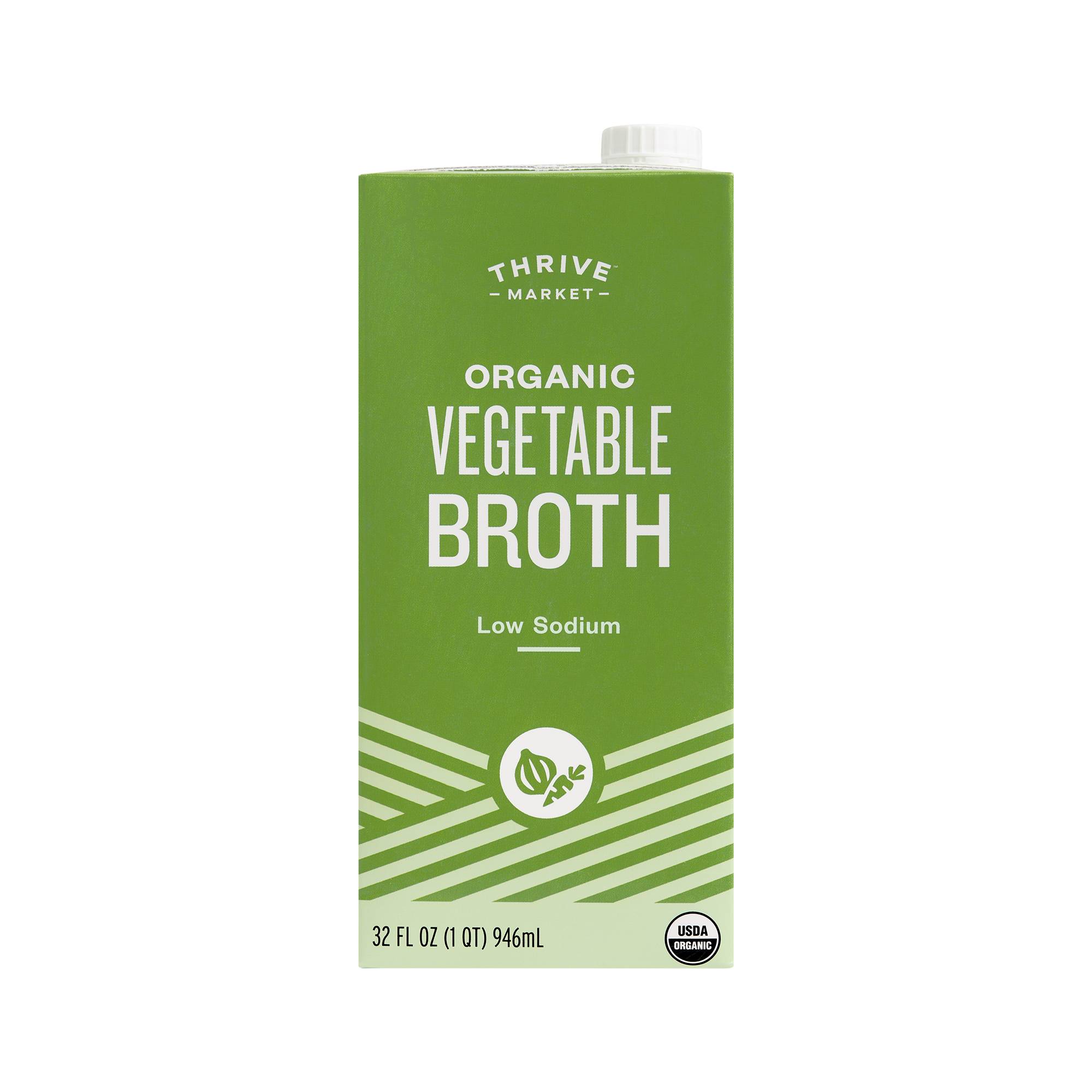 Organic Vegetable Broth, Low Sodium