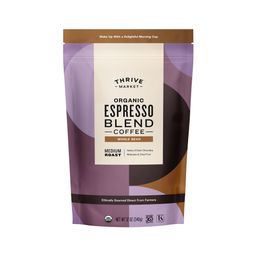 Organic Espresso Blend Coffee, Medium Roast, Whole Bean