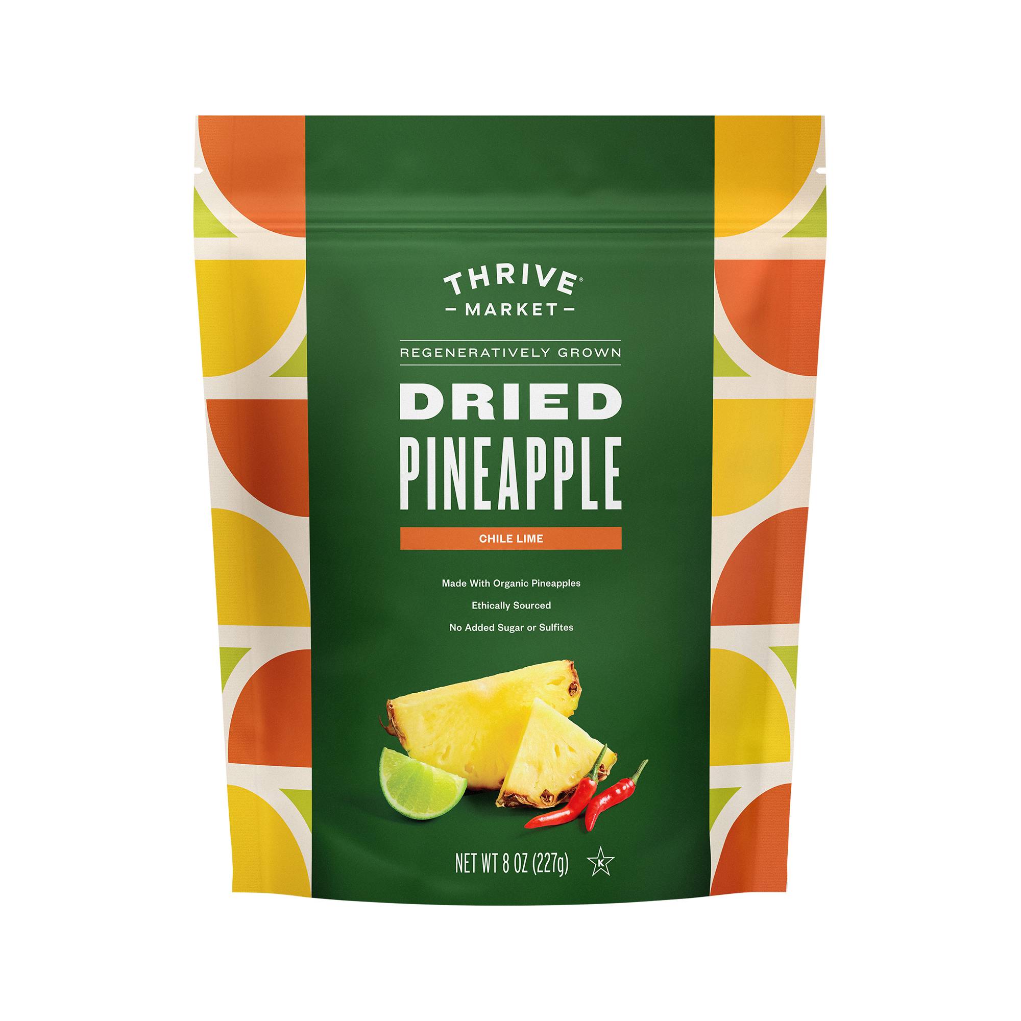 Organic Regeneratively Grown Dried Pineapple with Chile Lime