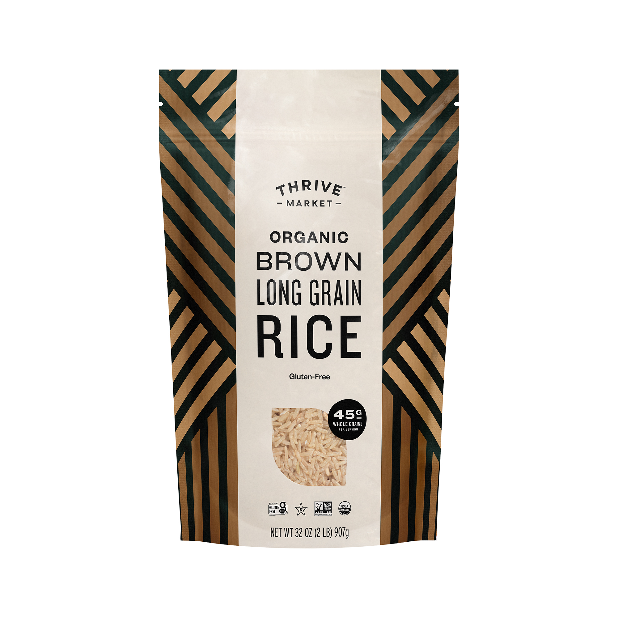 Organic Long Grain Brown Rice | Thrive Market