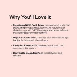 Organic Superfruit Blend Fruit Spread