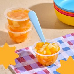 Organic Fruit Cups, Diced Peaches & Pears