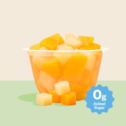 Organic Fruit Cups, Diced Peaches & Pears