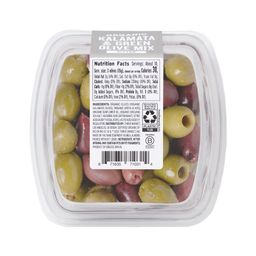 Organic Kalamata & Green Olive Mix, Pitted
