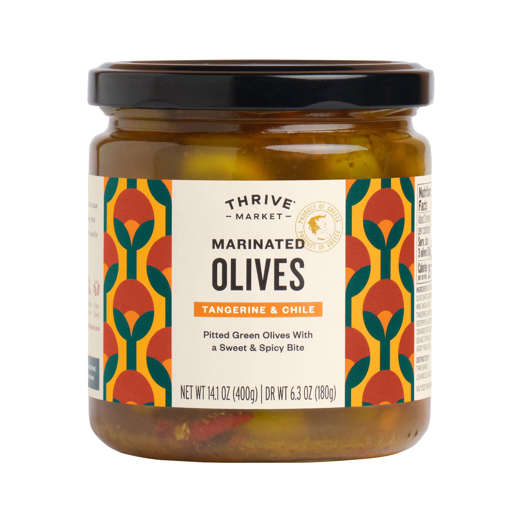 Marinated Olives, Tangerine & Chile