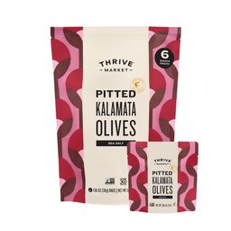 Pitted Kalamata Olives, Sea Salt