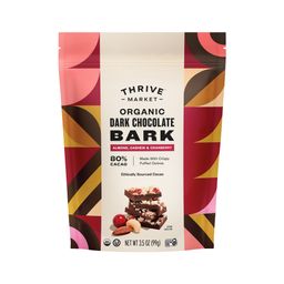 Organic Dark Chocolate Bark, Cashew, Almond & Cranberry