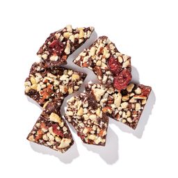 Organic Dark Chocolate Bark, Cashew, Almond & Cranberry