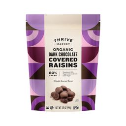 Organic Dark Chocolate Covered Raisins