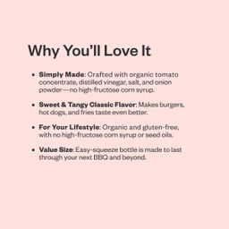 Organic Ketchup, Value Size