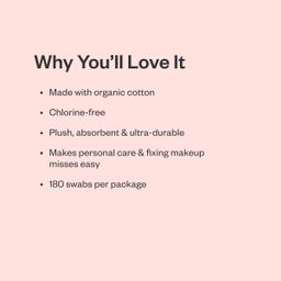 Cotton Swabs with Organic Cotton