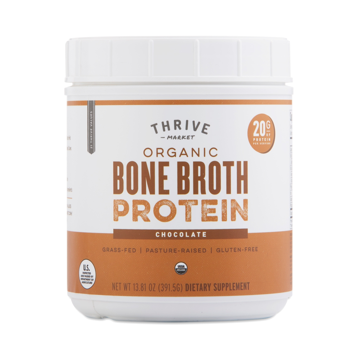 Chocolate Organic Bone Broth Protein Thrive Market
