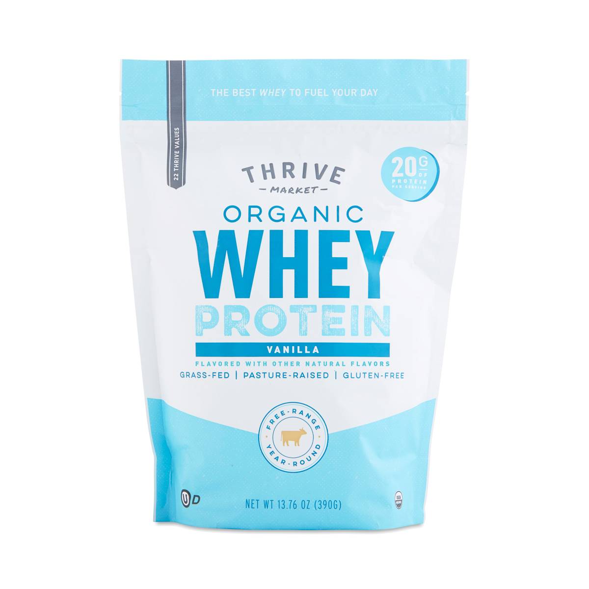 Organic Whey Protein Powder, Vanilla