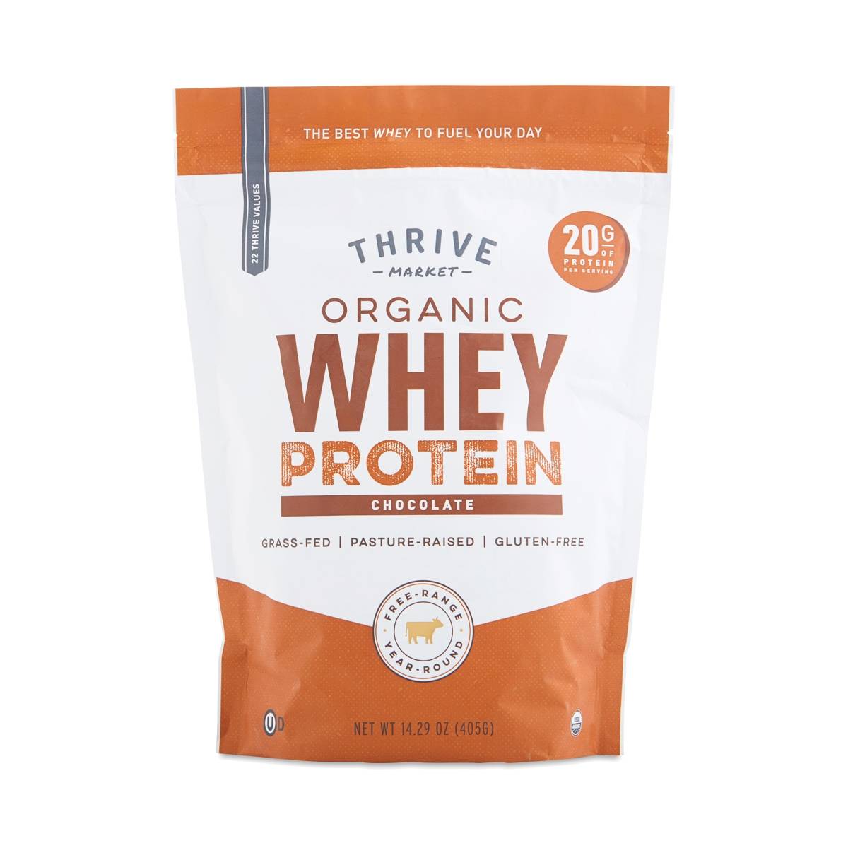 Organic Whey Protein Powder, Chocolate