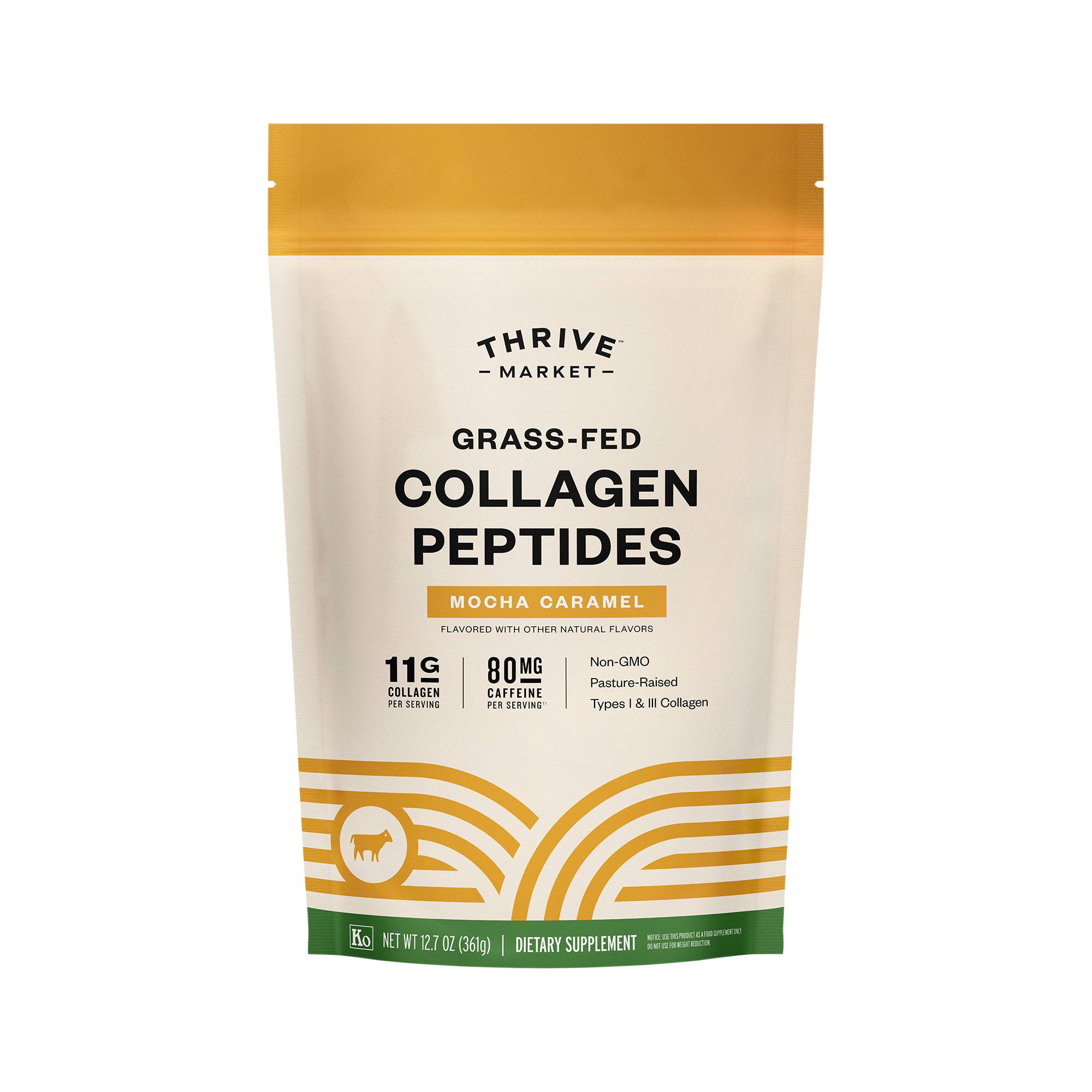 Grass-Fed Collagen Peptides, Mocha Caramel