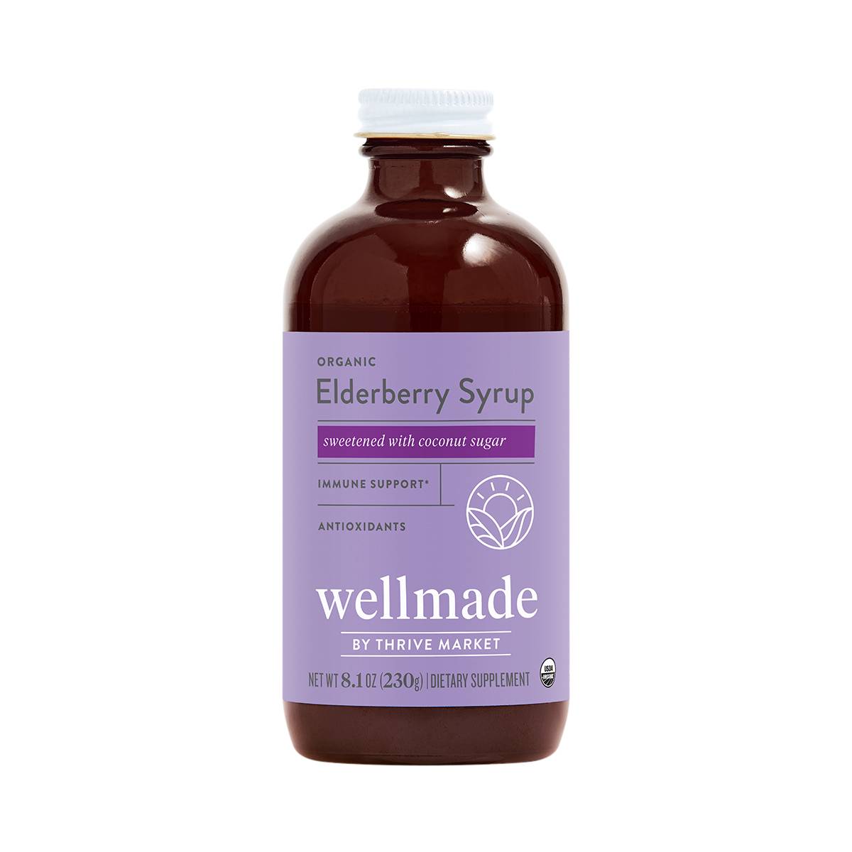Wellmade Organic Elderberry Syrup Thrive Market