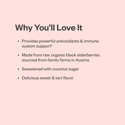 Organic Elderberry Syrup