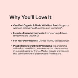 Real Food Organic Women's Multivitamin