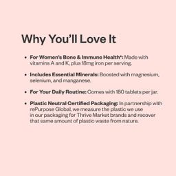 Women's Multivitamin & Mineral with Iron