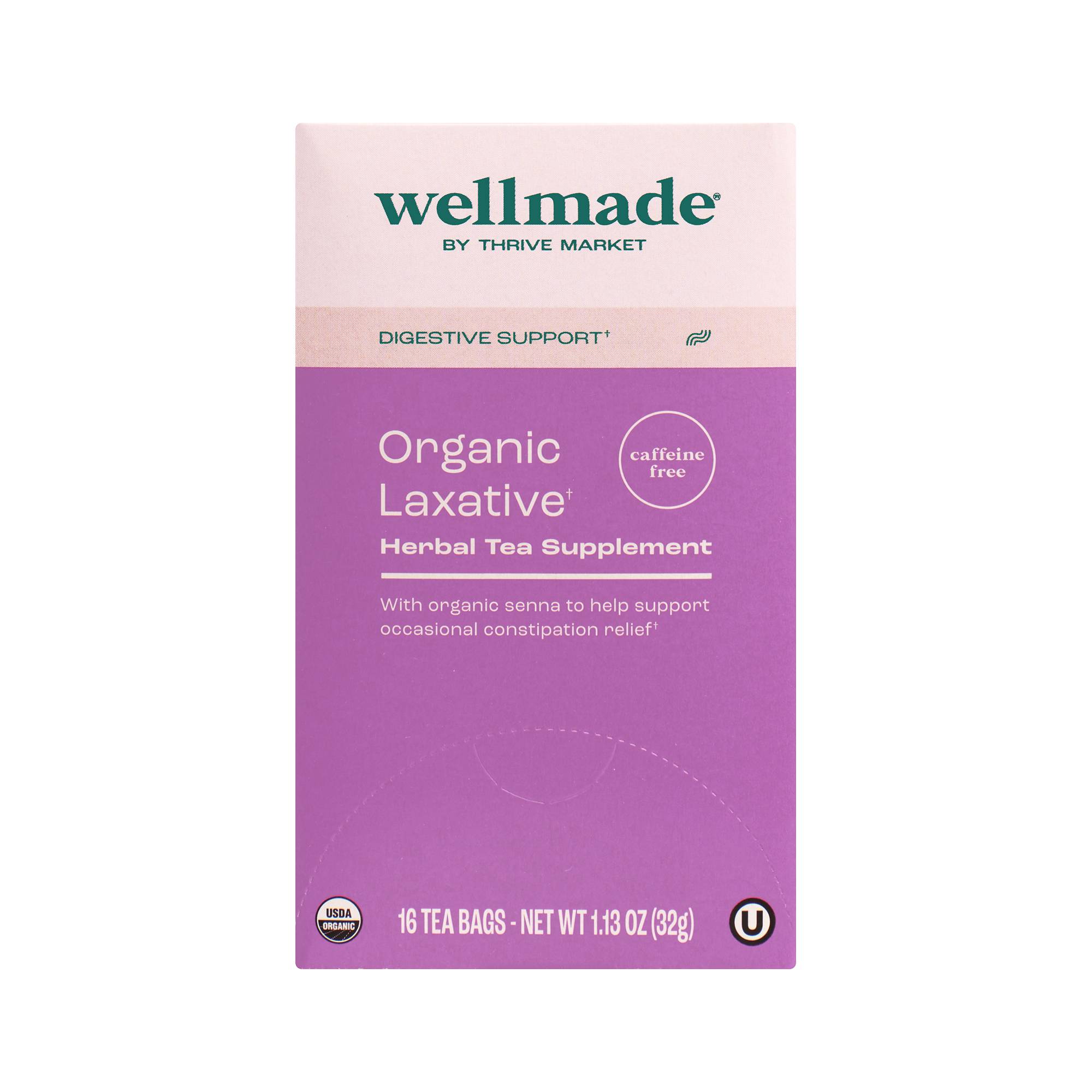 Organic Laxative Herbal Tea Supplement