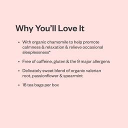 Organic Sleep Herbal Tea Supplement