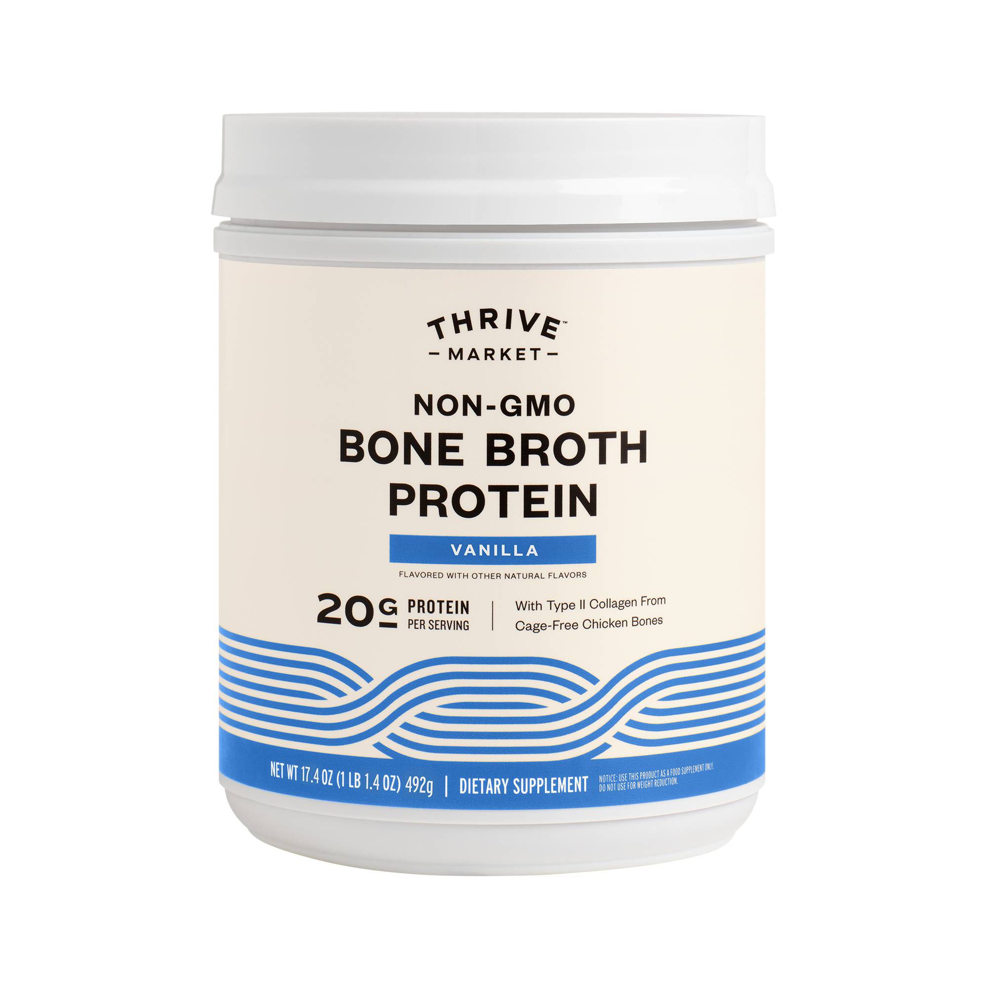 Non-GMO Bone Broth Protein, Vanilla